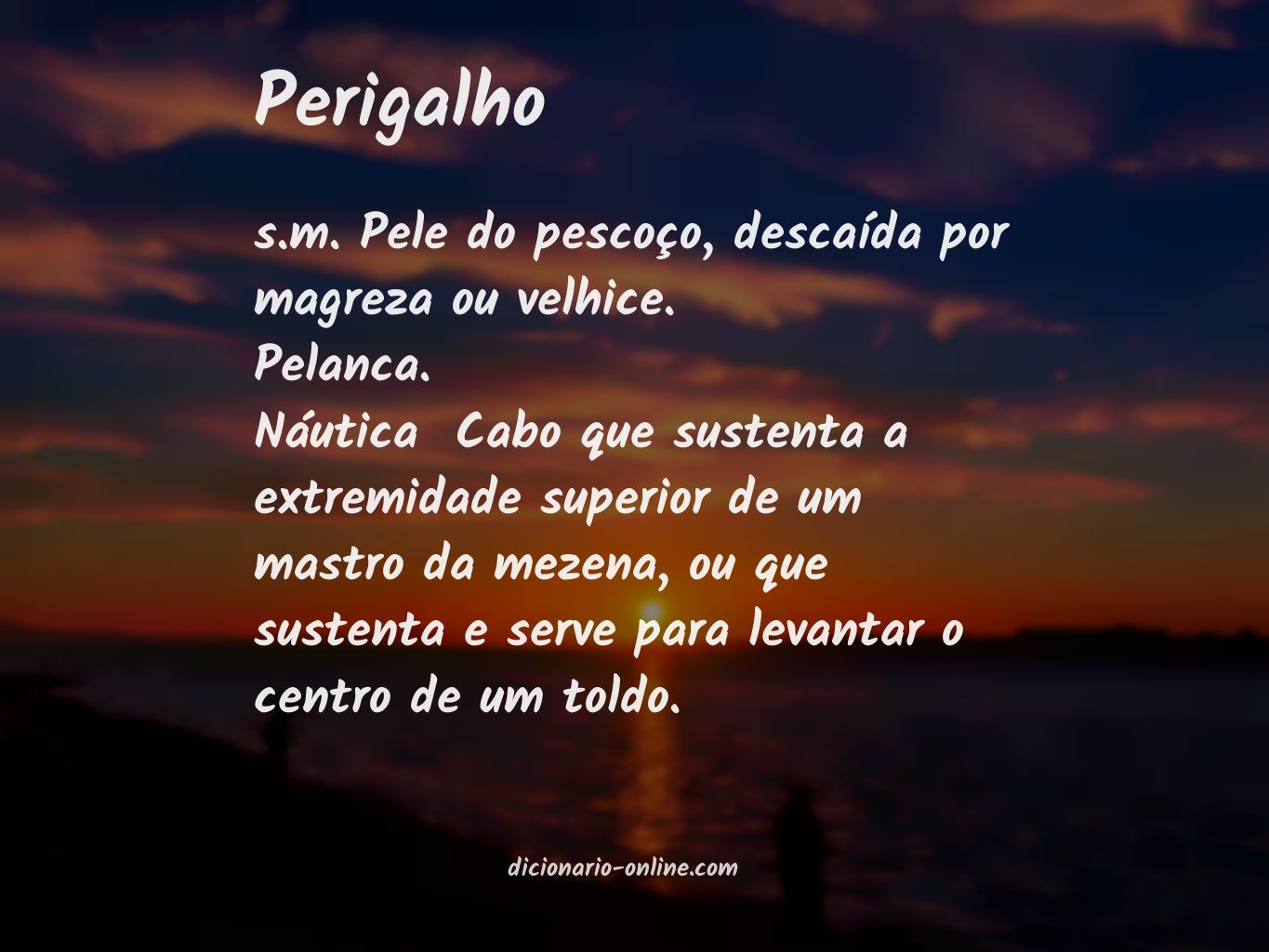 Significado de perigalho