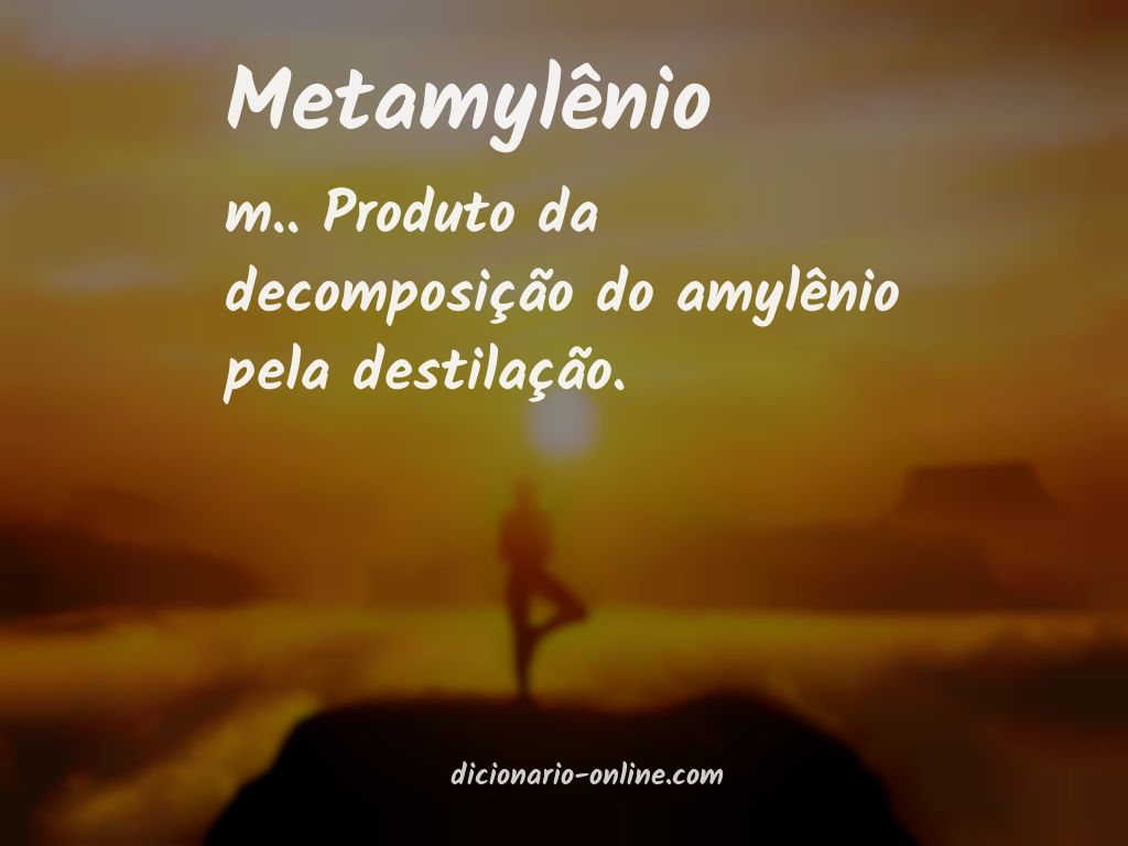 Significado de metamylênio