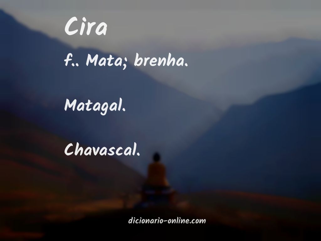 Significado de cira