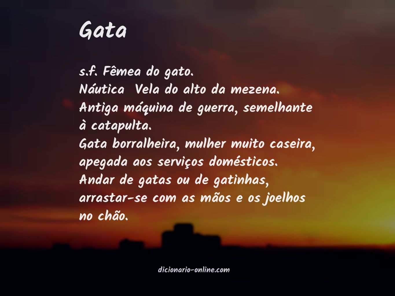 Significado de gata