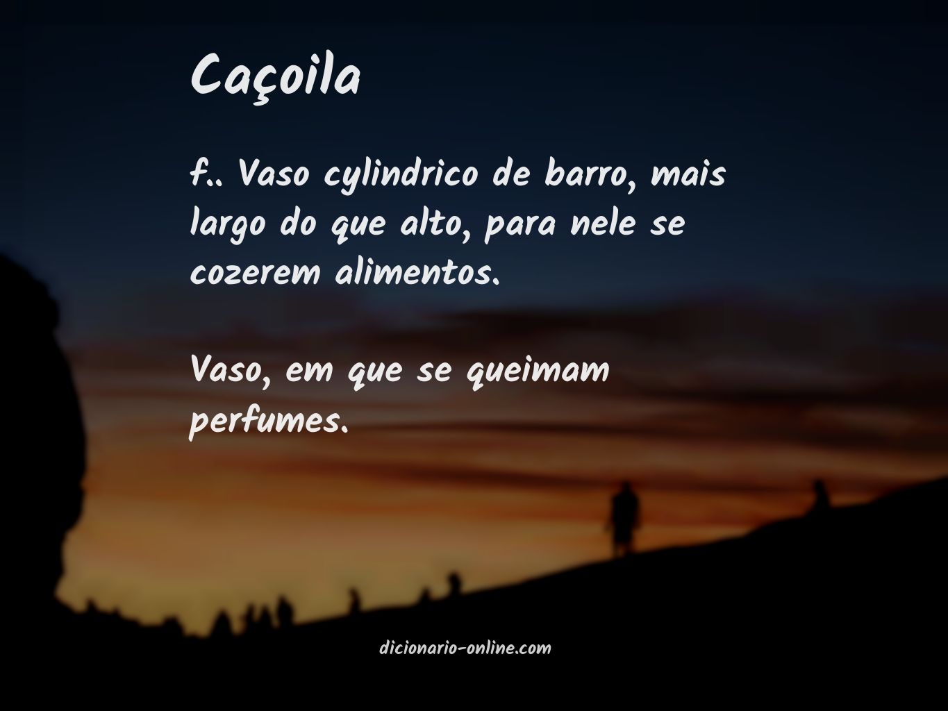 Significado de caçoila