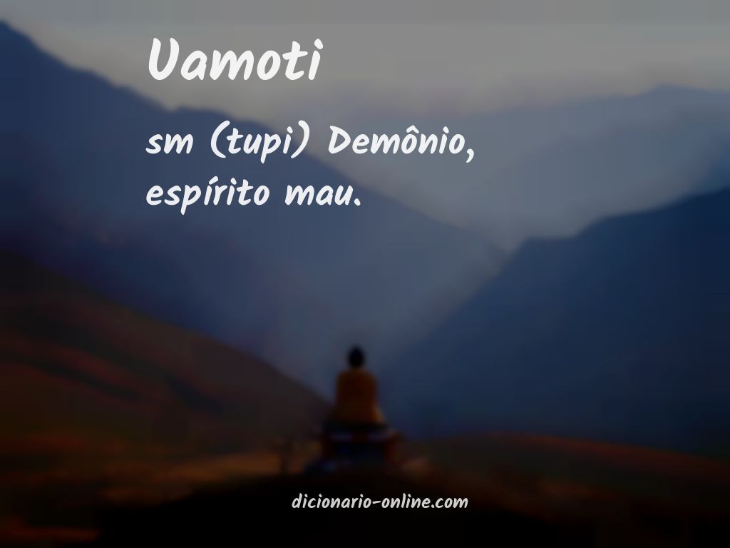 Significado de uamoti