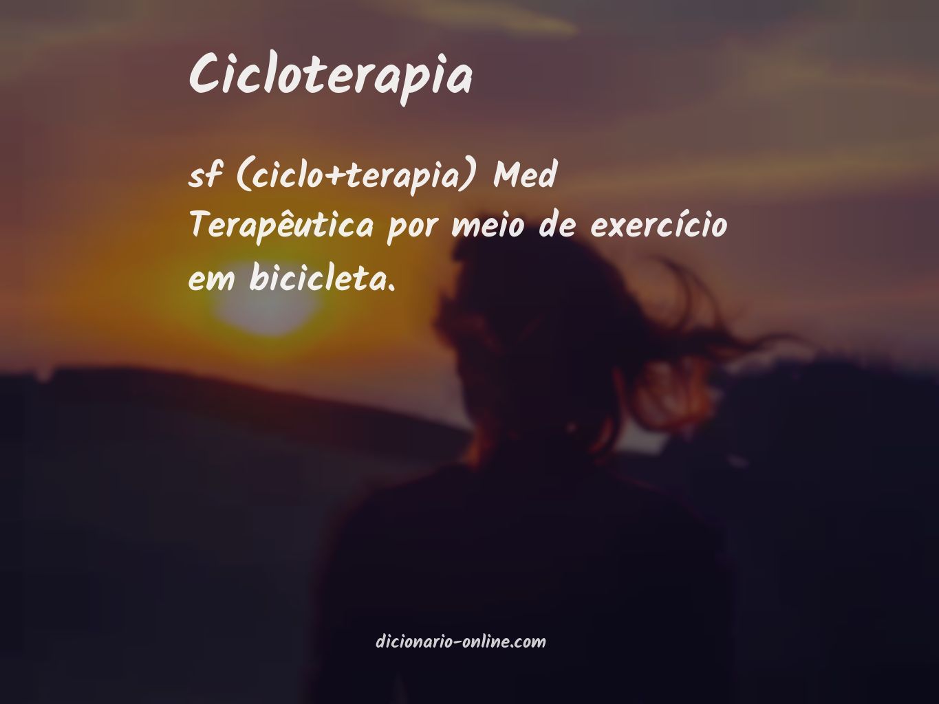 Significado de cicloterapia