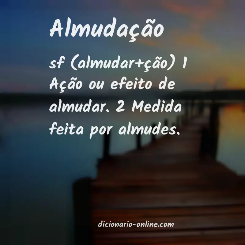 Significado de almudação