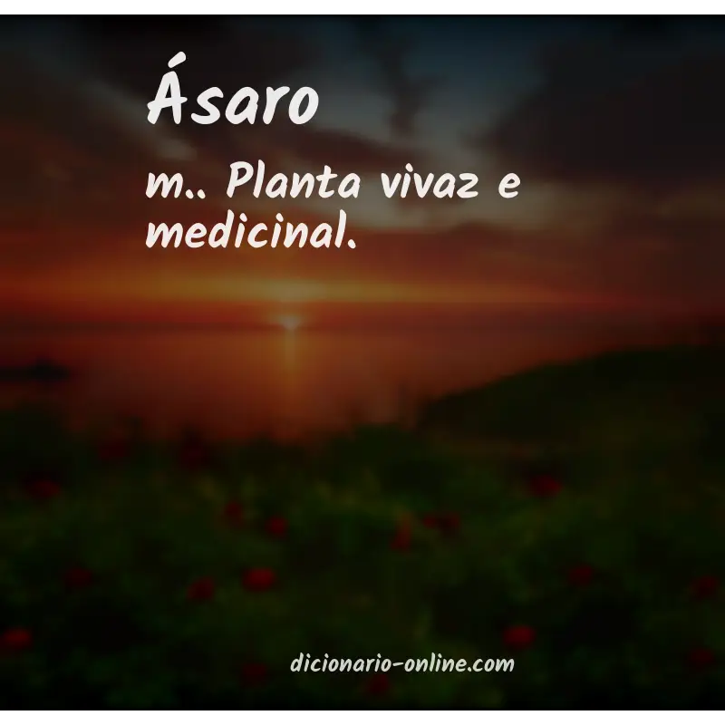 Significado de ásaro