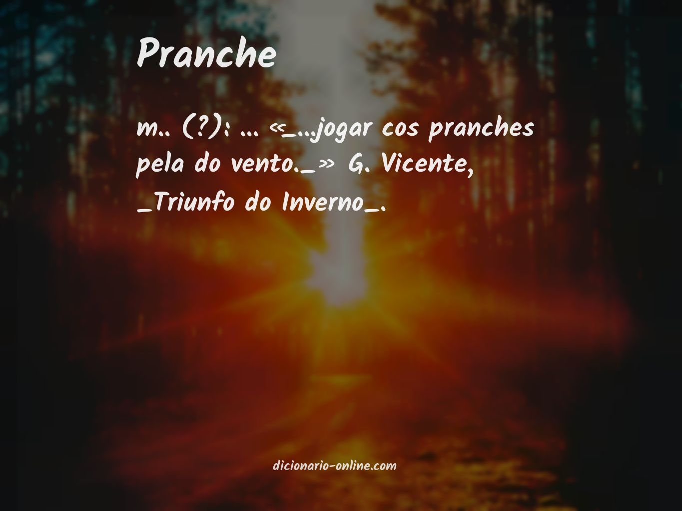 Significado de pranche