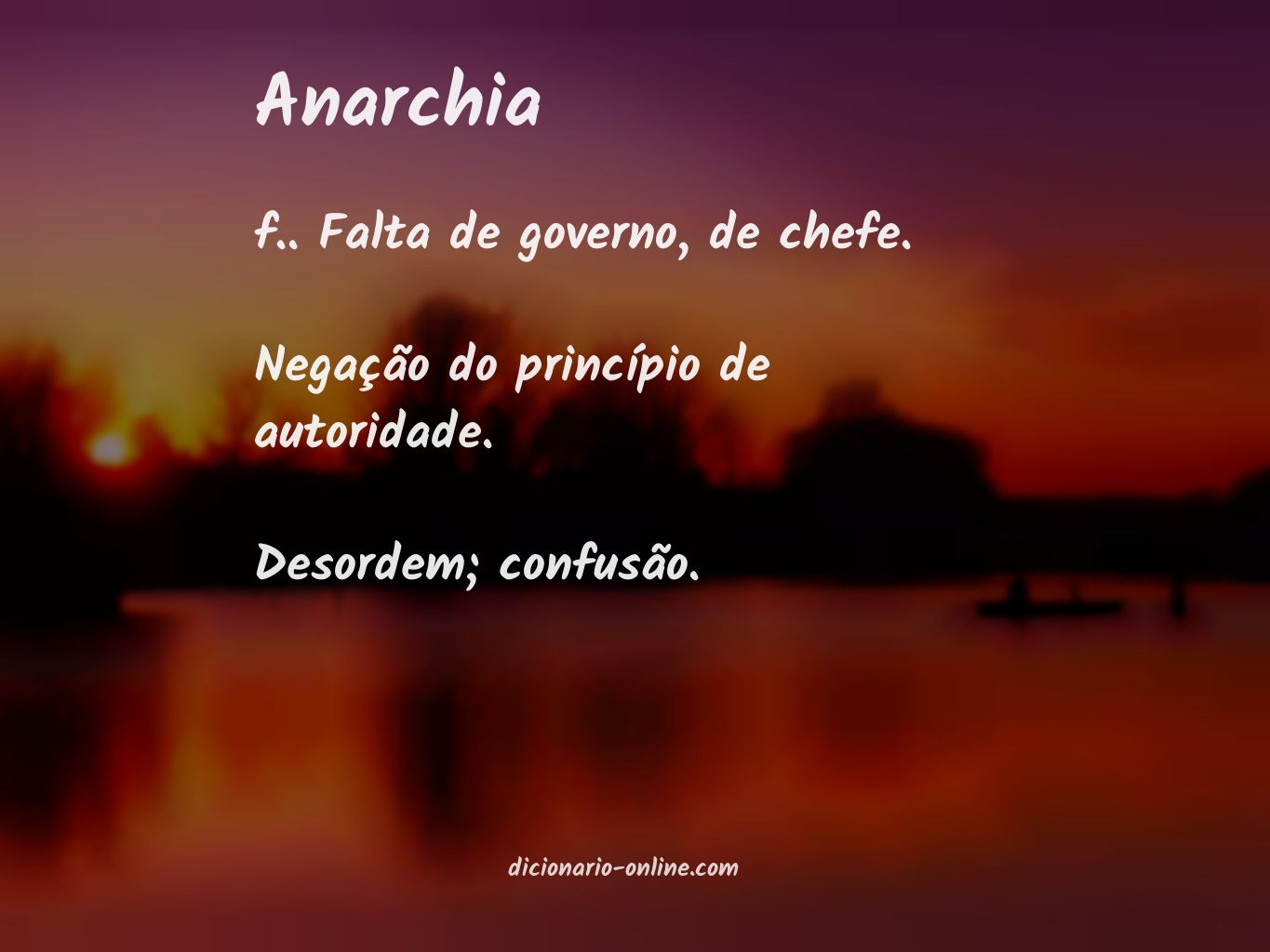 Significado de anarchia