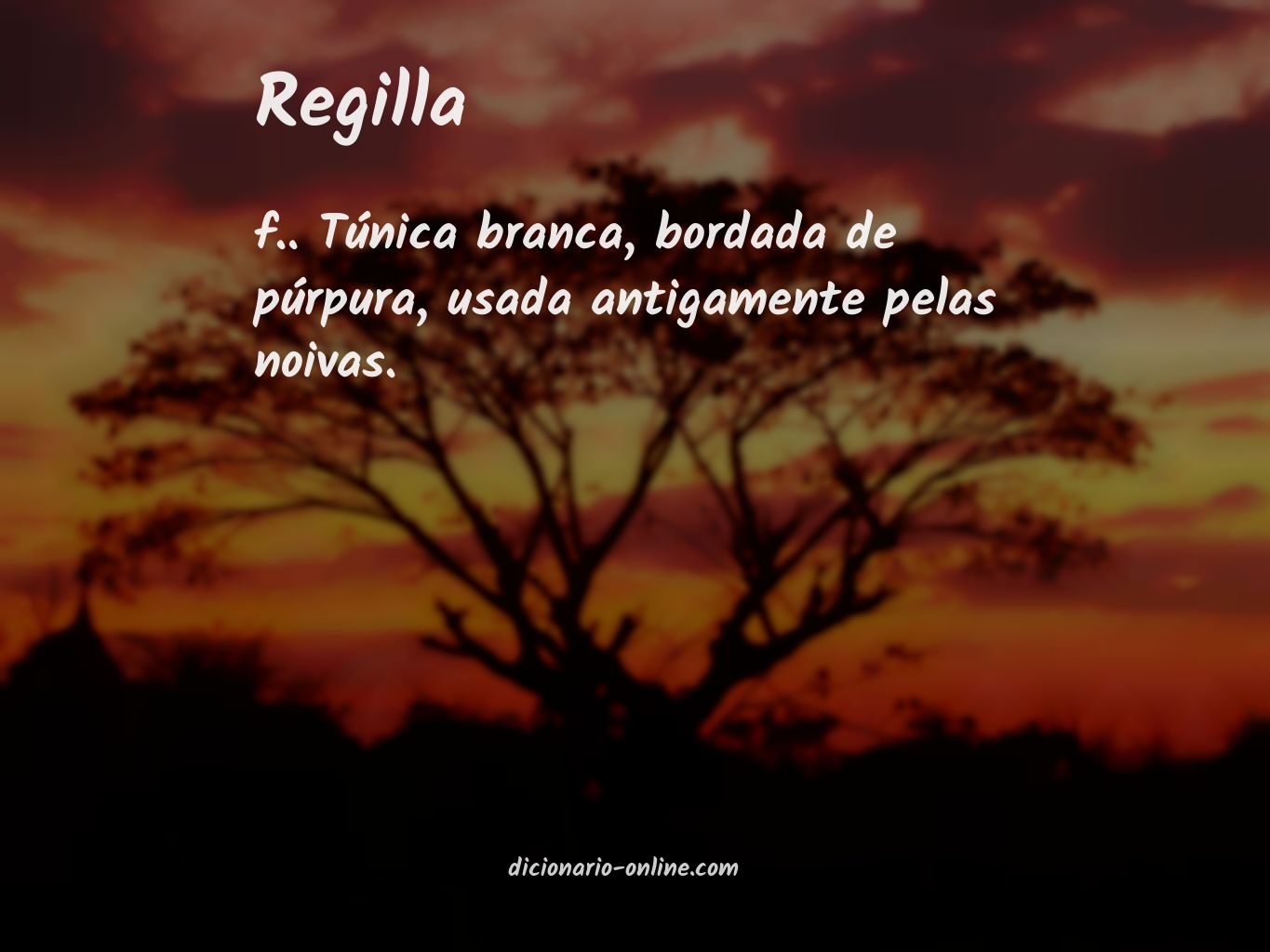 Significado de regilla