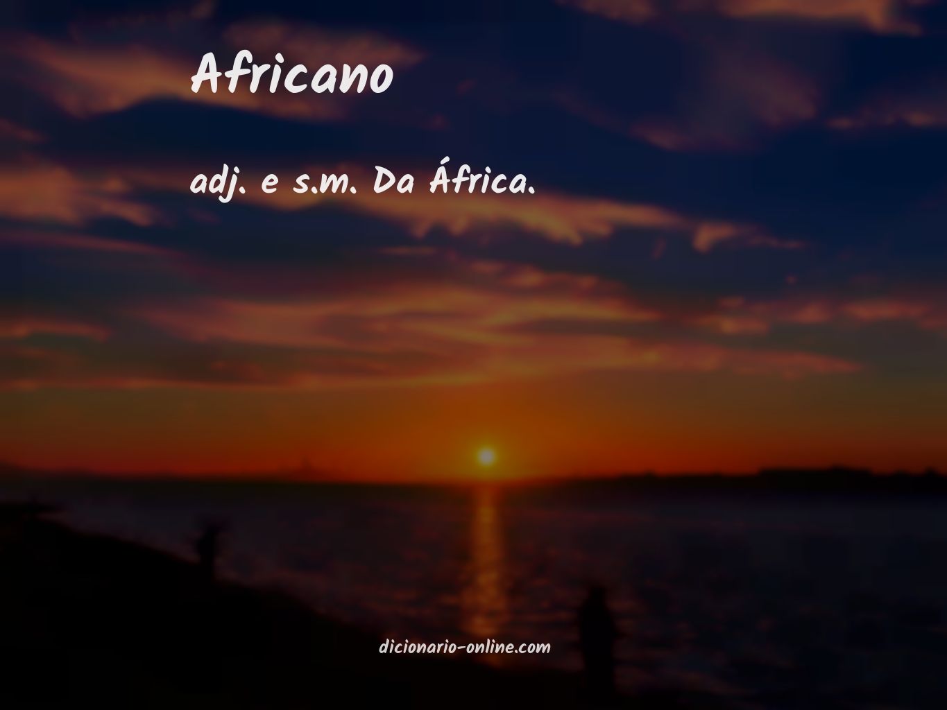 Significado de africano