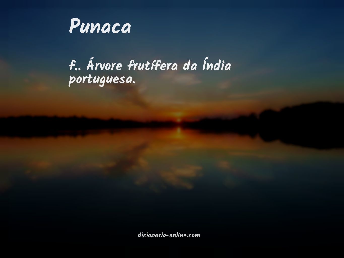 Significado de punaca