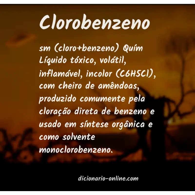 Significado de clorobenzeno