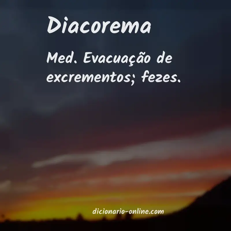 Significado de diacorema