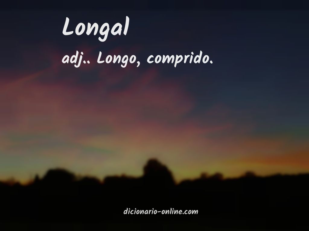 Significado de longal