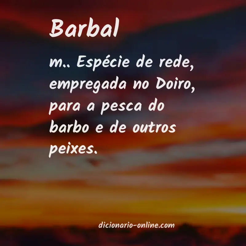 Significado de barbal