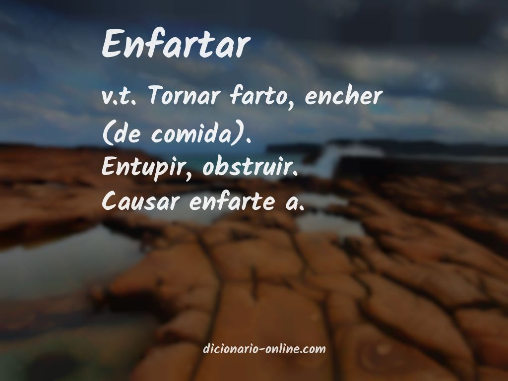 Significado de enfartar