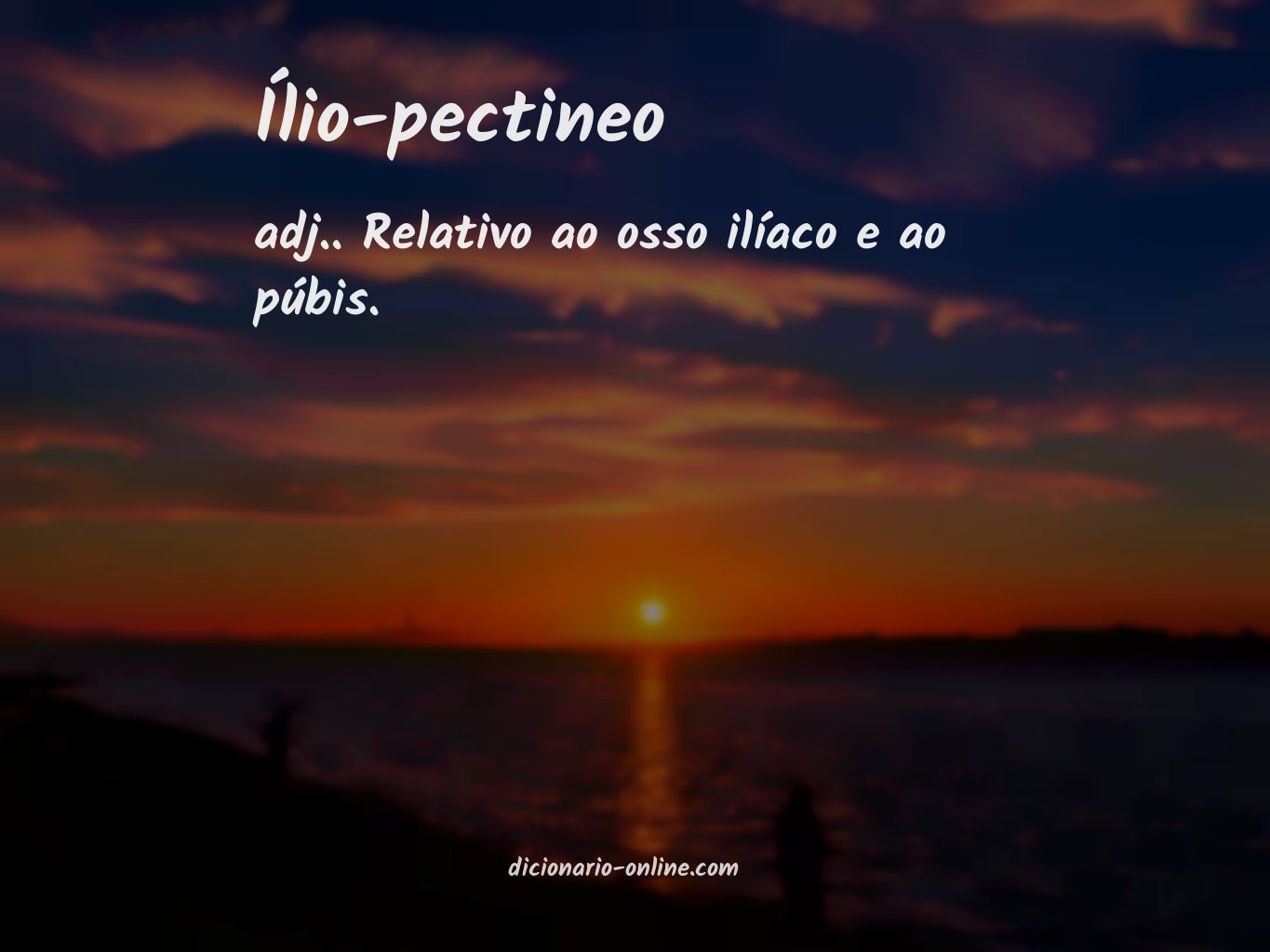 Significado de ílio-pectineo