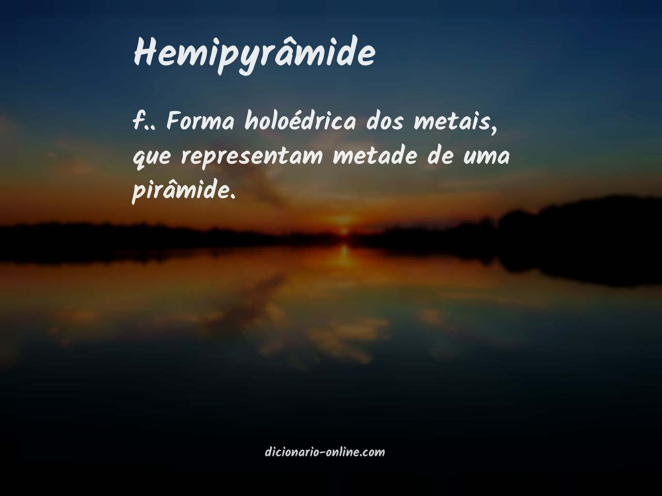 Significado de hemipyrâmide