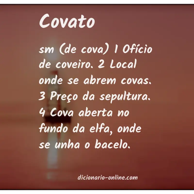 Significado de covato