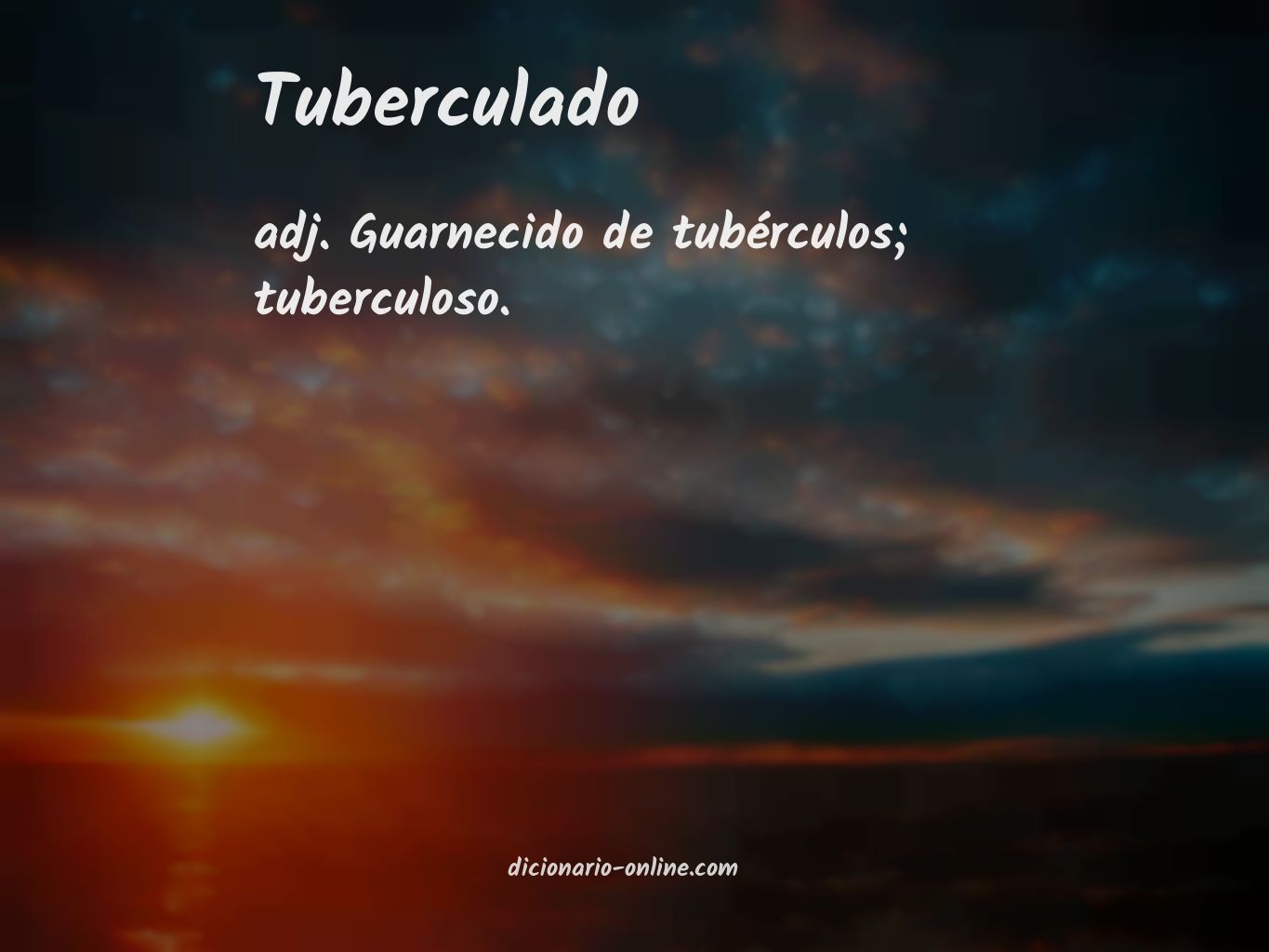 Significado de tuberculado