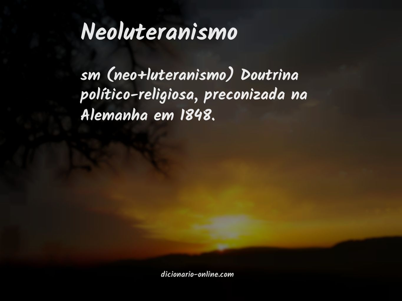 Significado de neoluteranismo