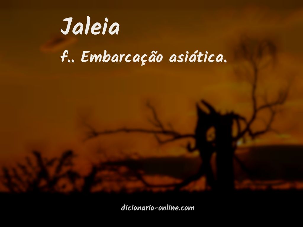 Significado de jaleia