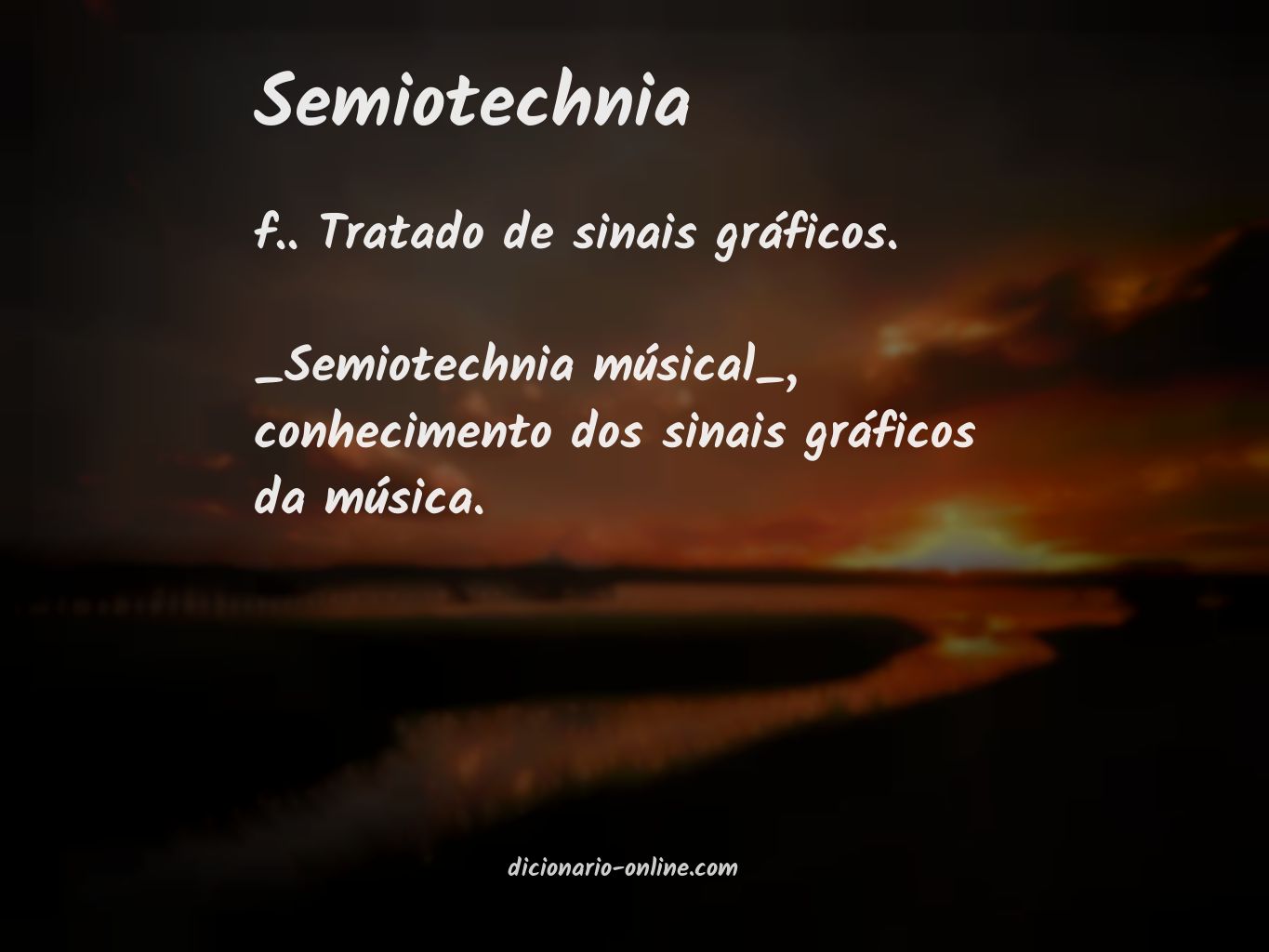 Significado de semiotechnia