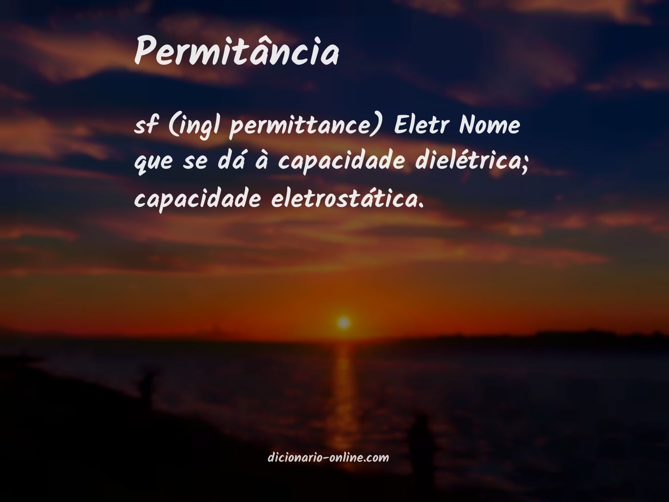 Significado de permitância