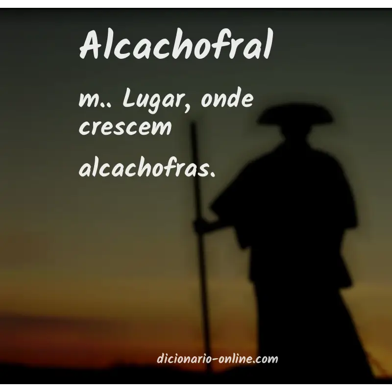 Significado de alcachofral