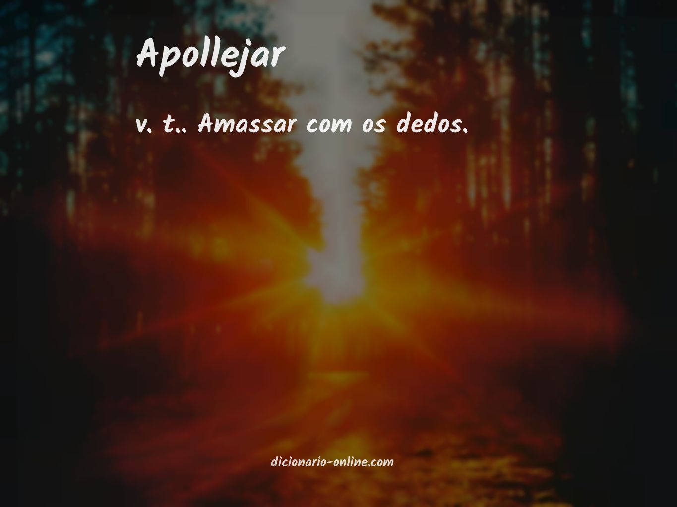 Significado de apollejar