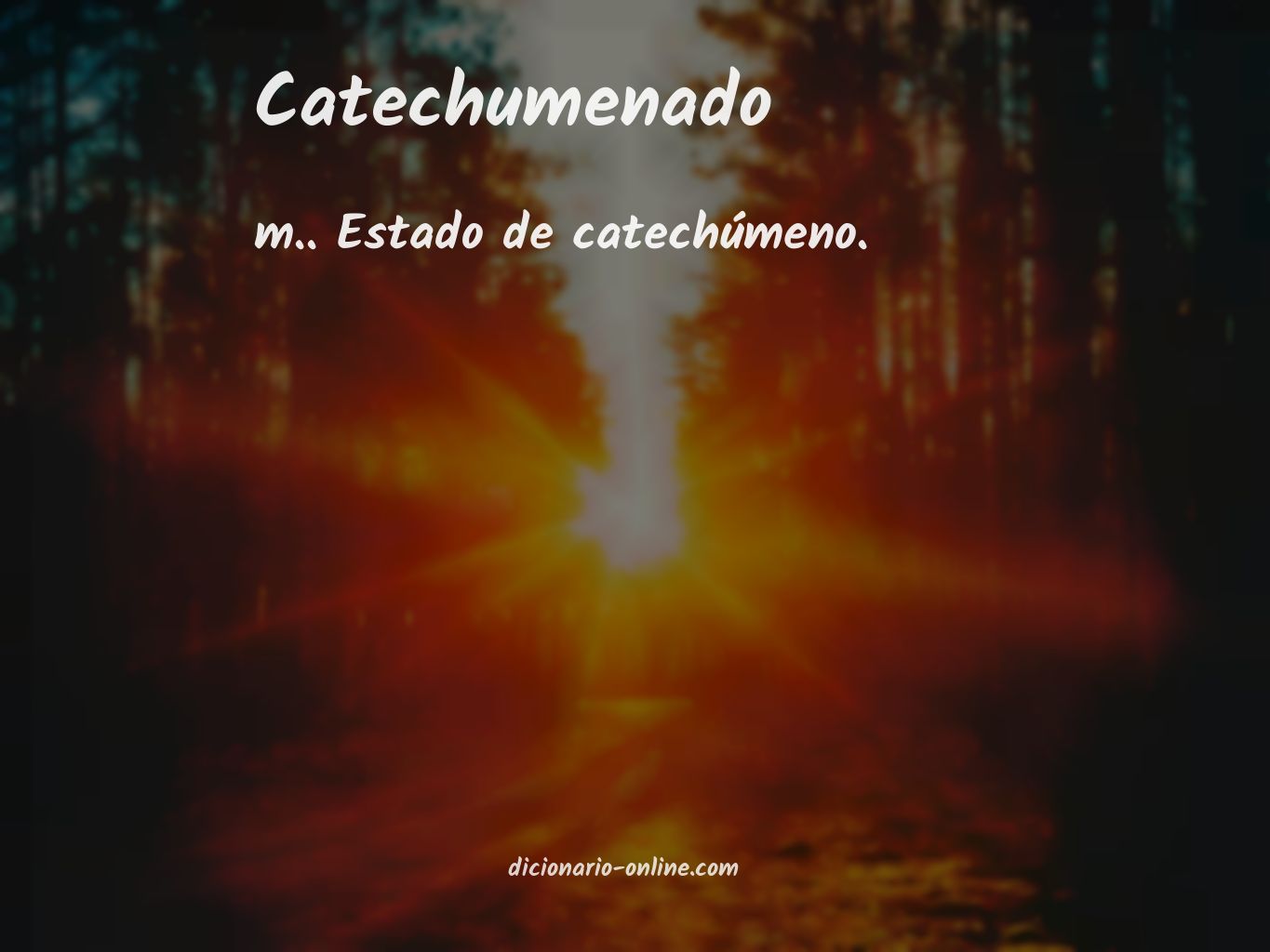 Significado de catechumenado