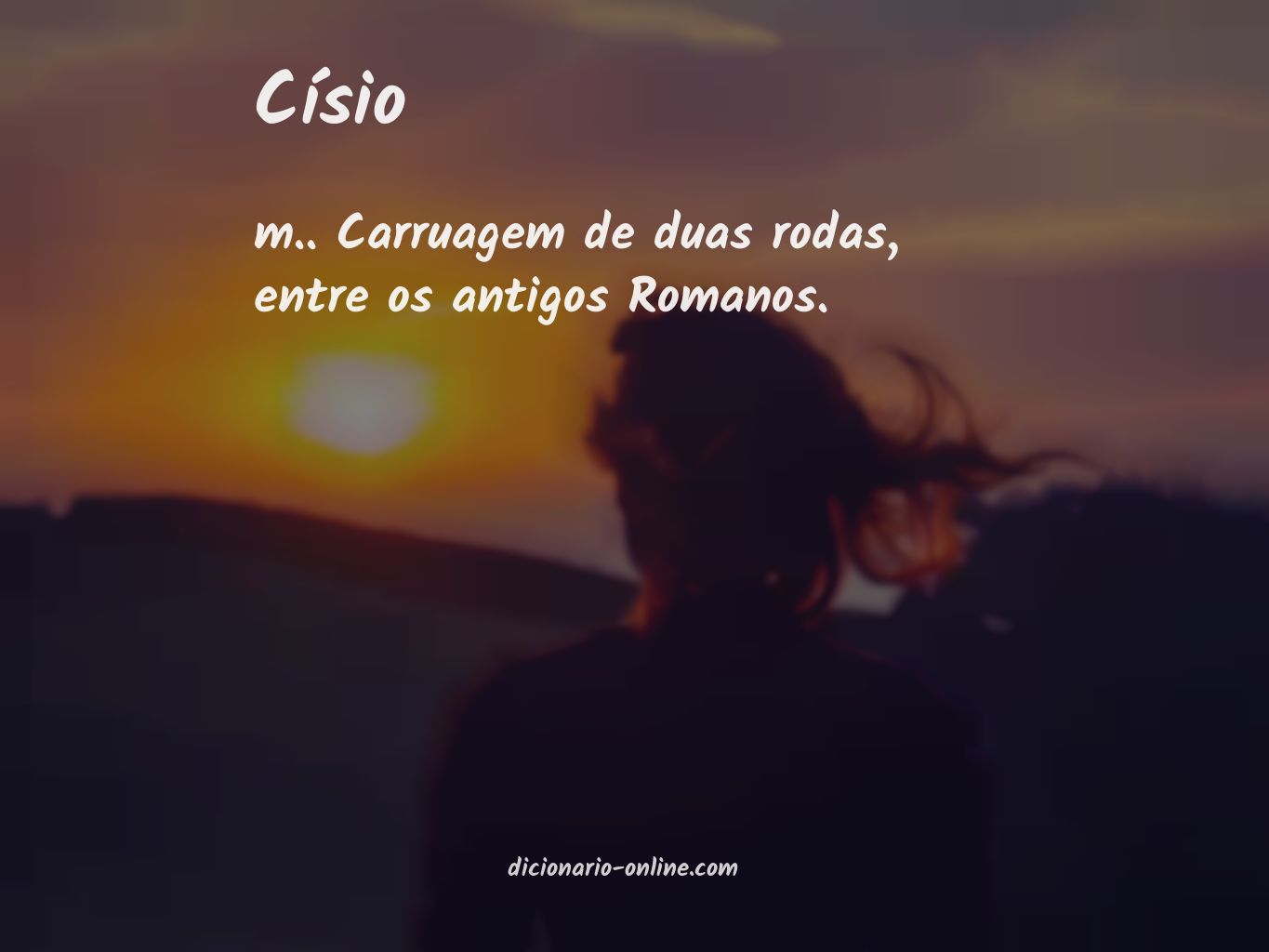 Significado de císio