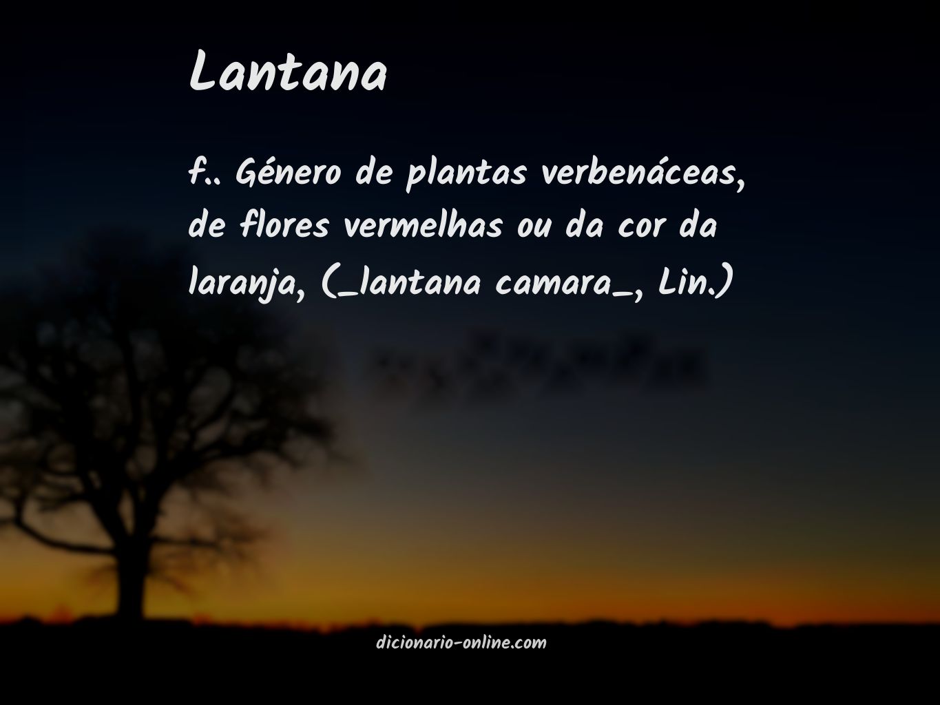 Significado de lantana