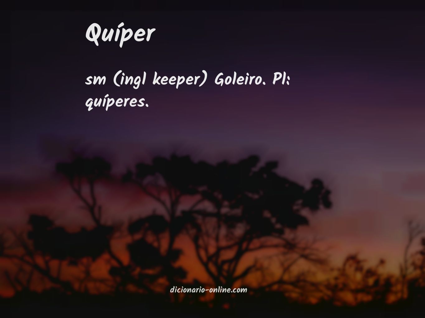 Significado de quíper