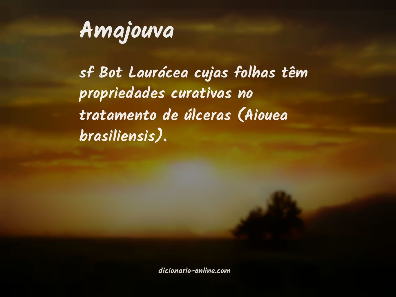 Significado de amajouva