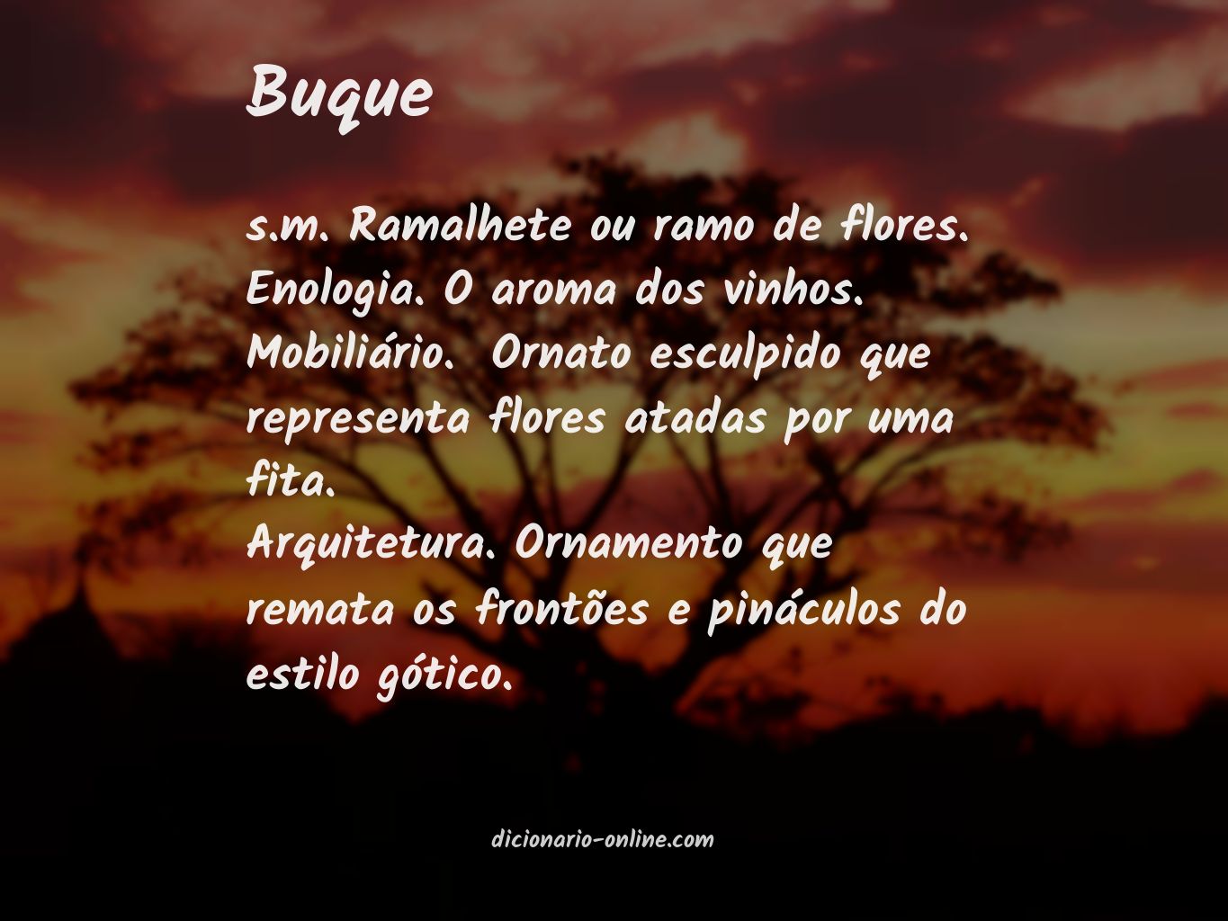 Significado de buque