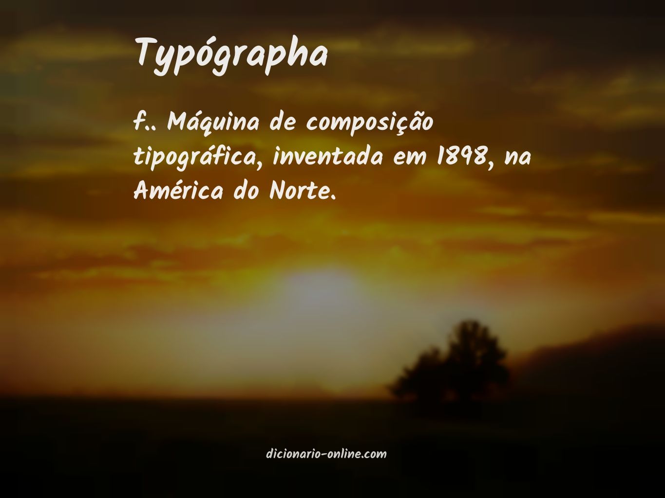 Significado de typógrapha