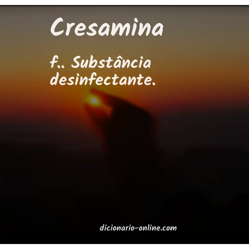 Significado de cresamina