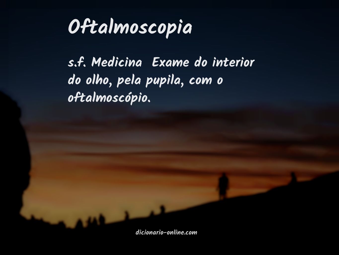 Significado de oftalmoscopia