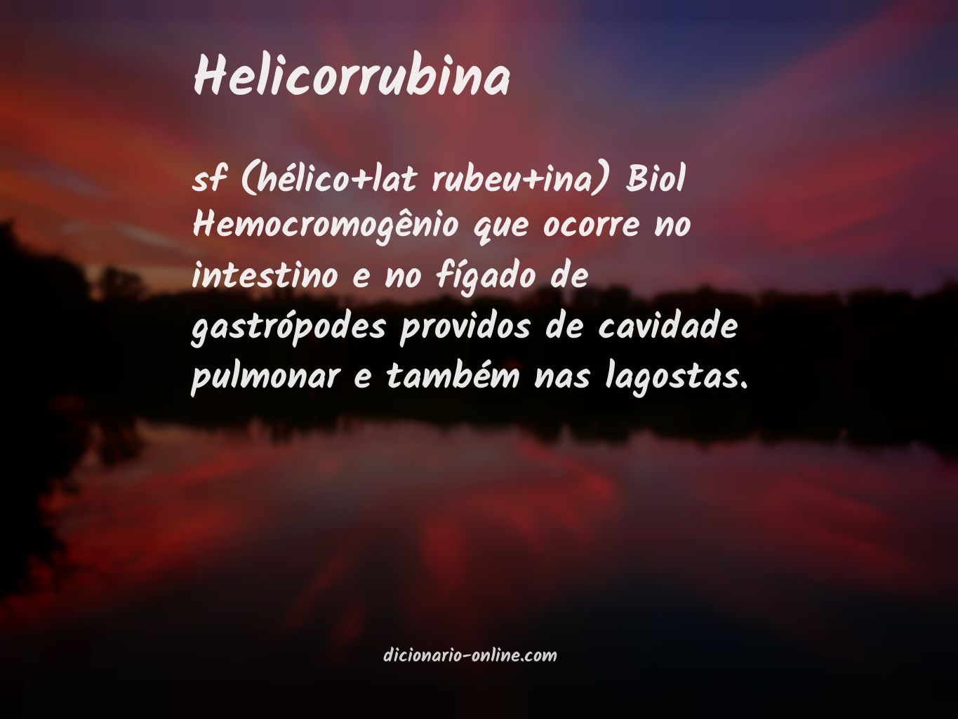 Significado de helicorrubina
