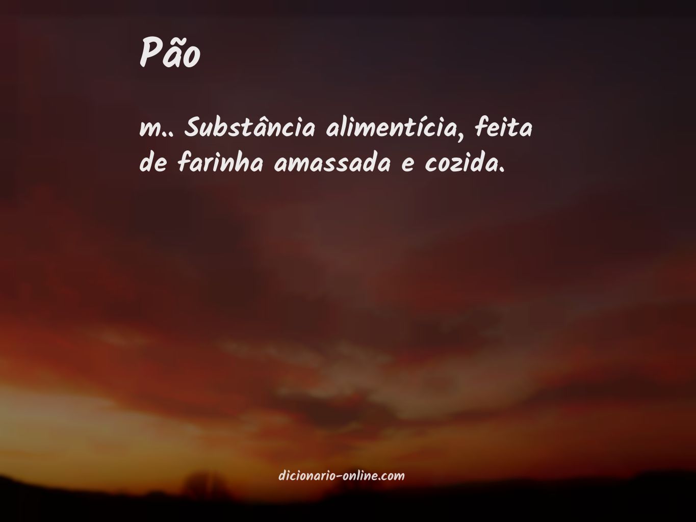 Significado de pão