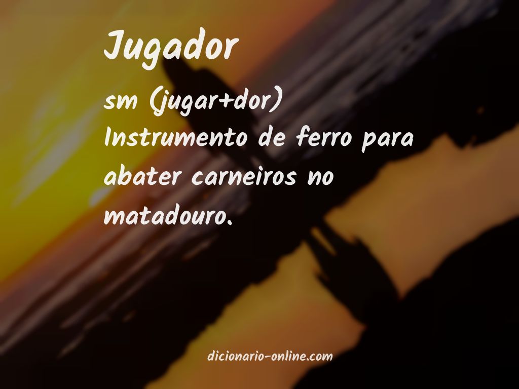 Significado de jugador