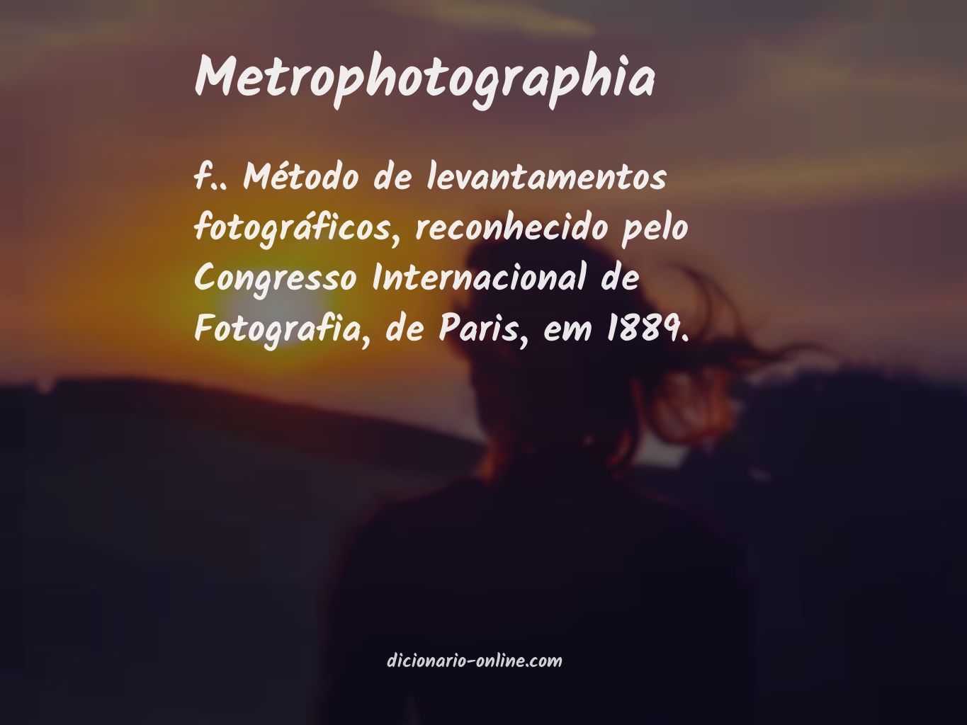 Significado de metrophotographia