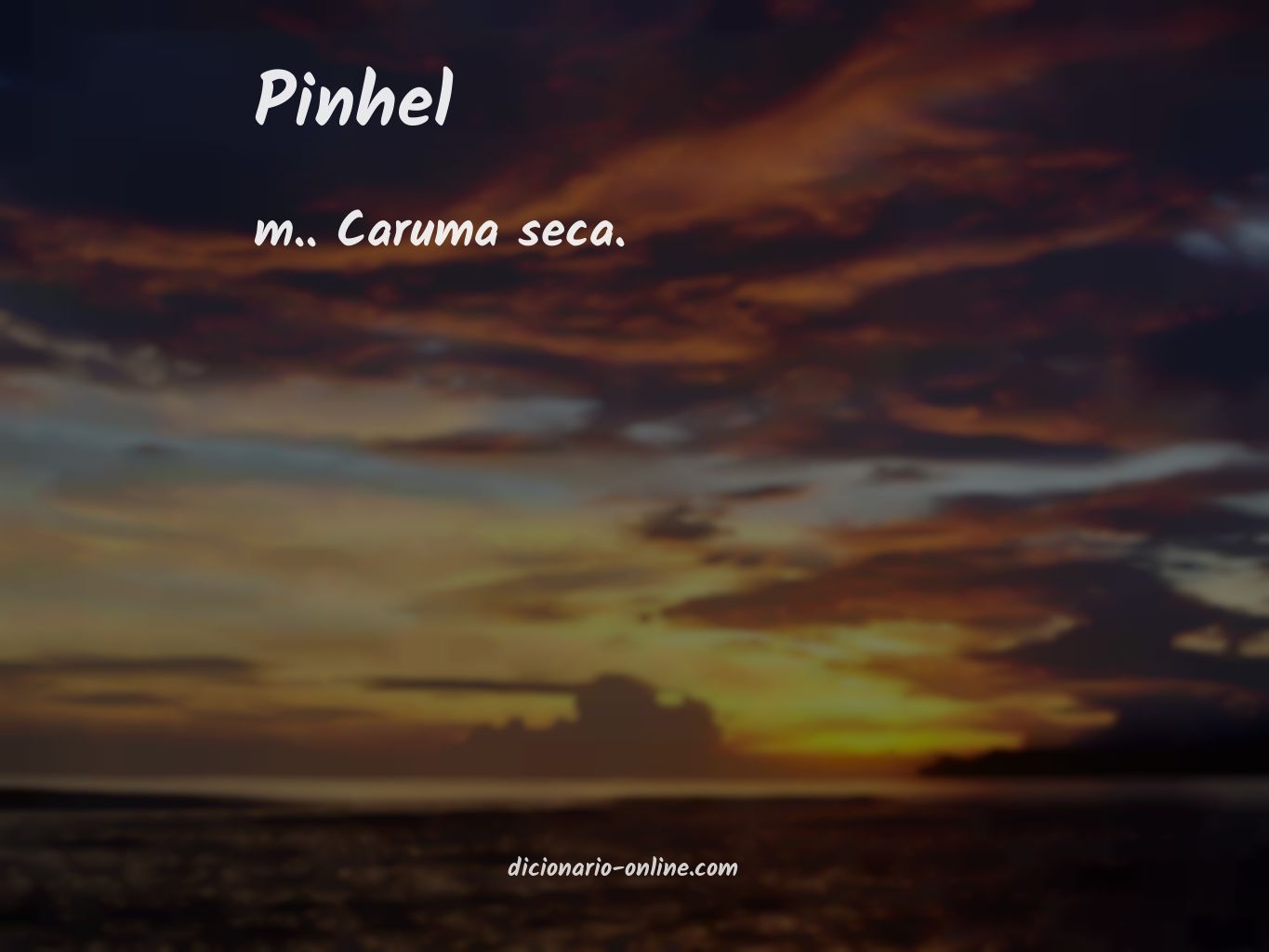 Significado de pinhel