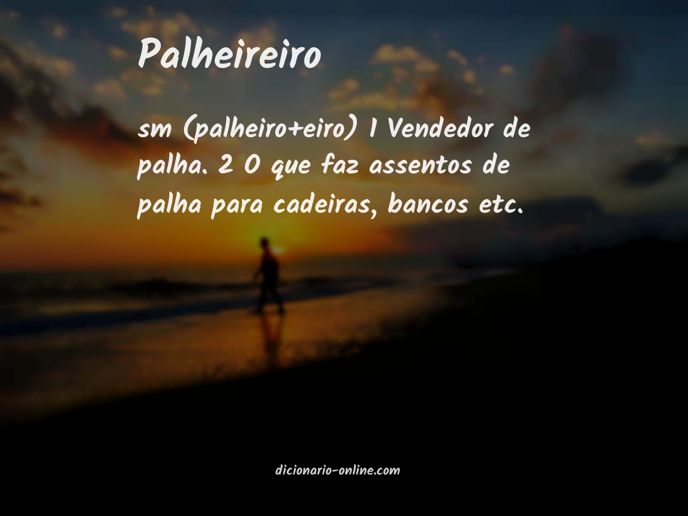 Significado de palheireiro