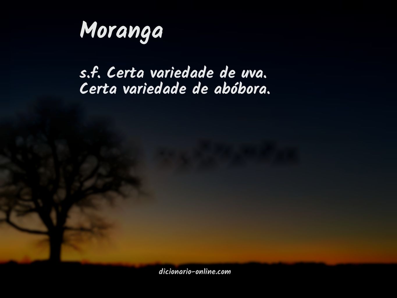 Significado de moranga