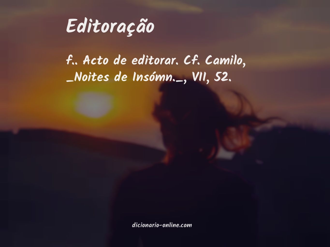 Significado de editoração