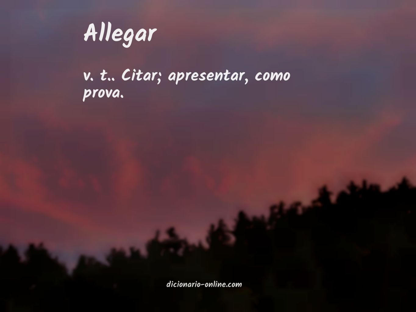 Significado de allegar