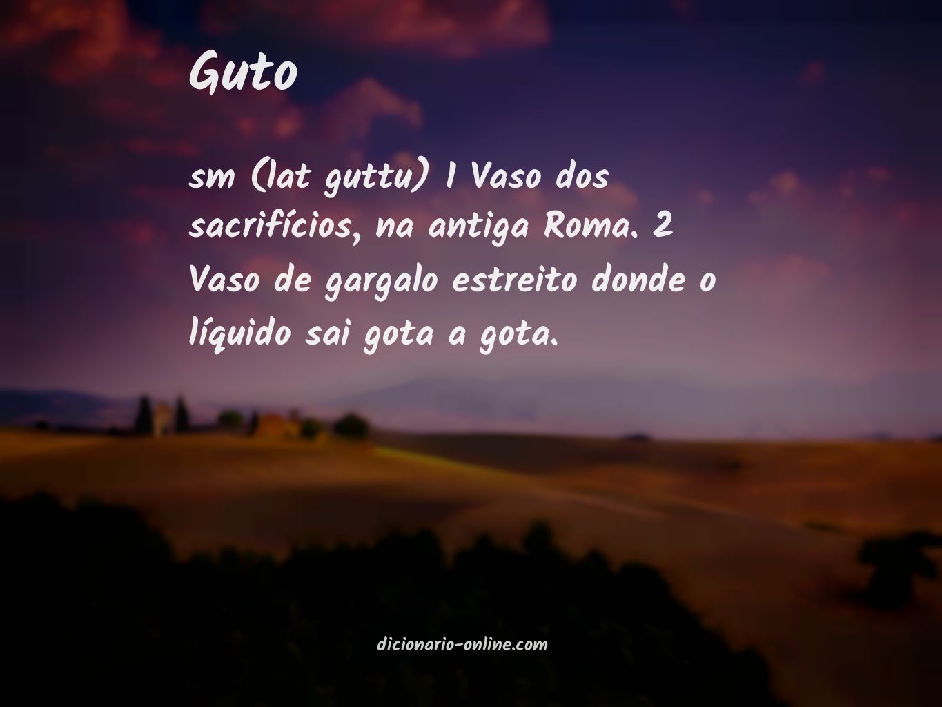 Significado de guto