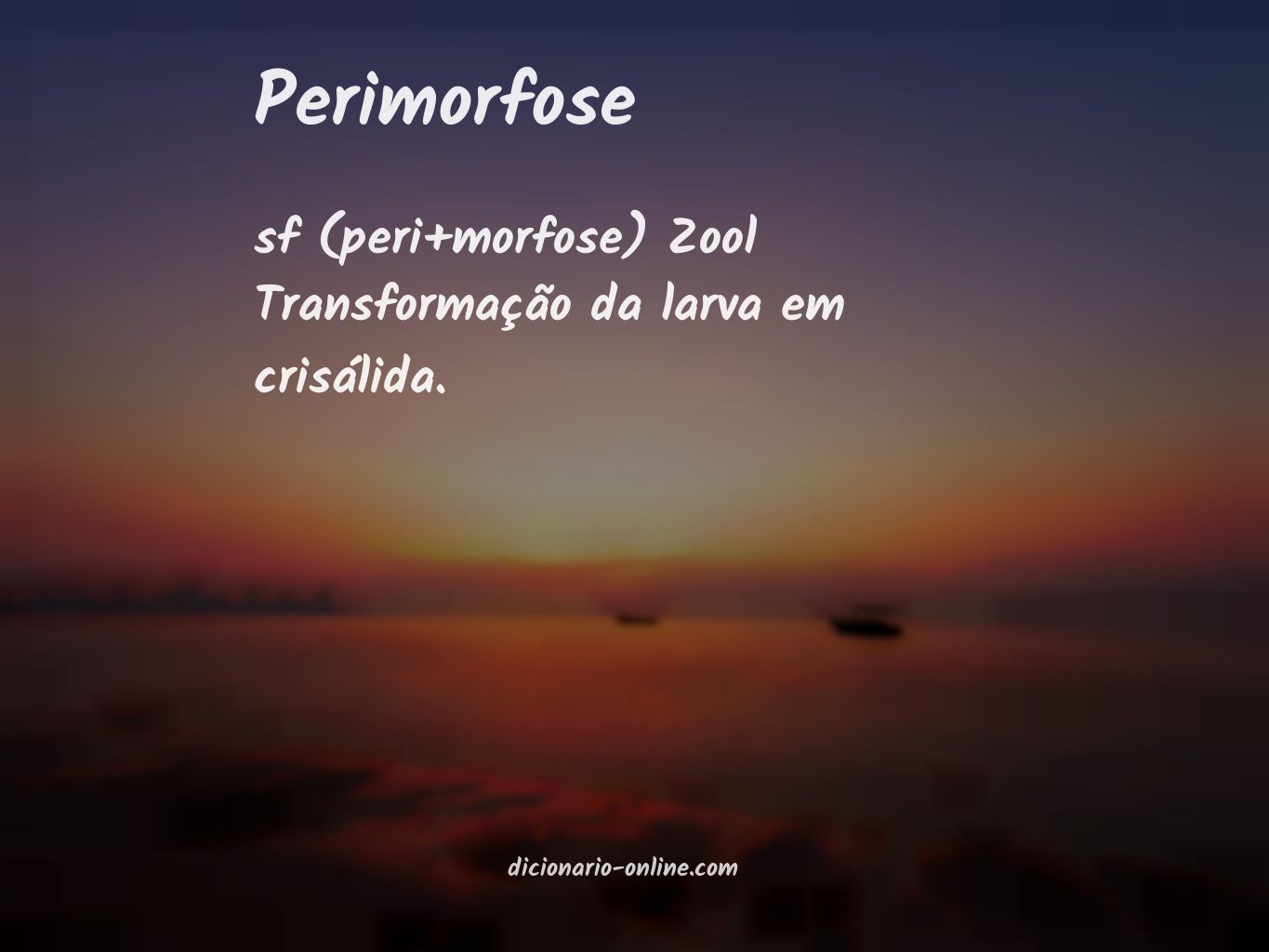 Significado de perimorfose