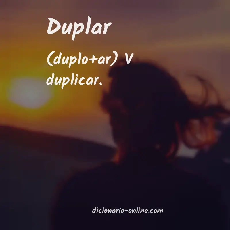 Significado de duplar